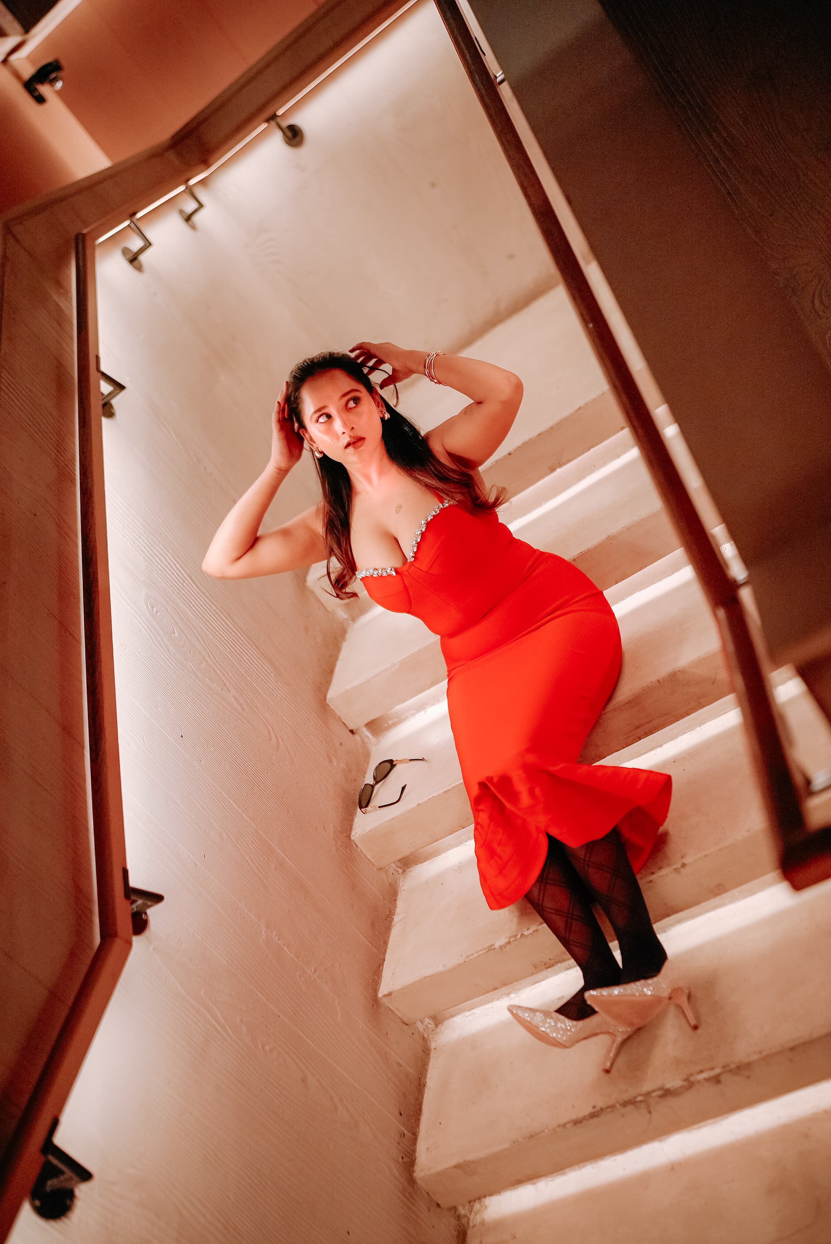Maitreyi Tiwari fashion portrait in the city